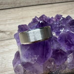 Tungsten‎ Steel Men’s Ring Size 10
